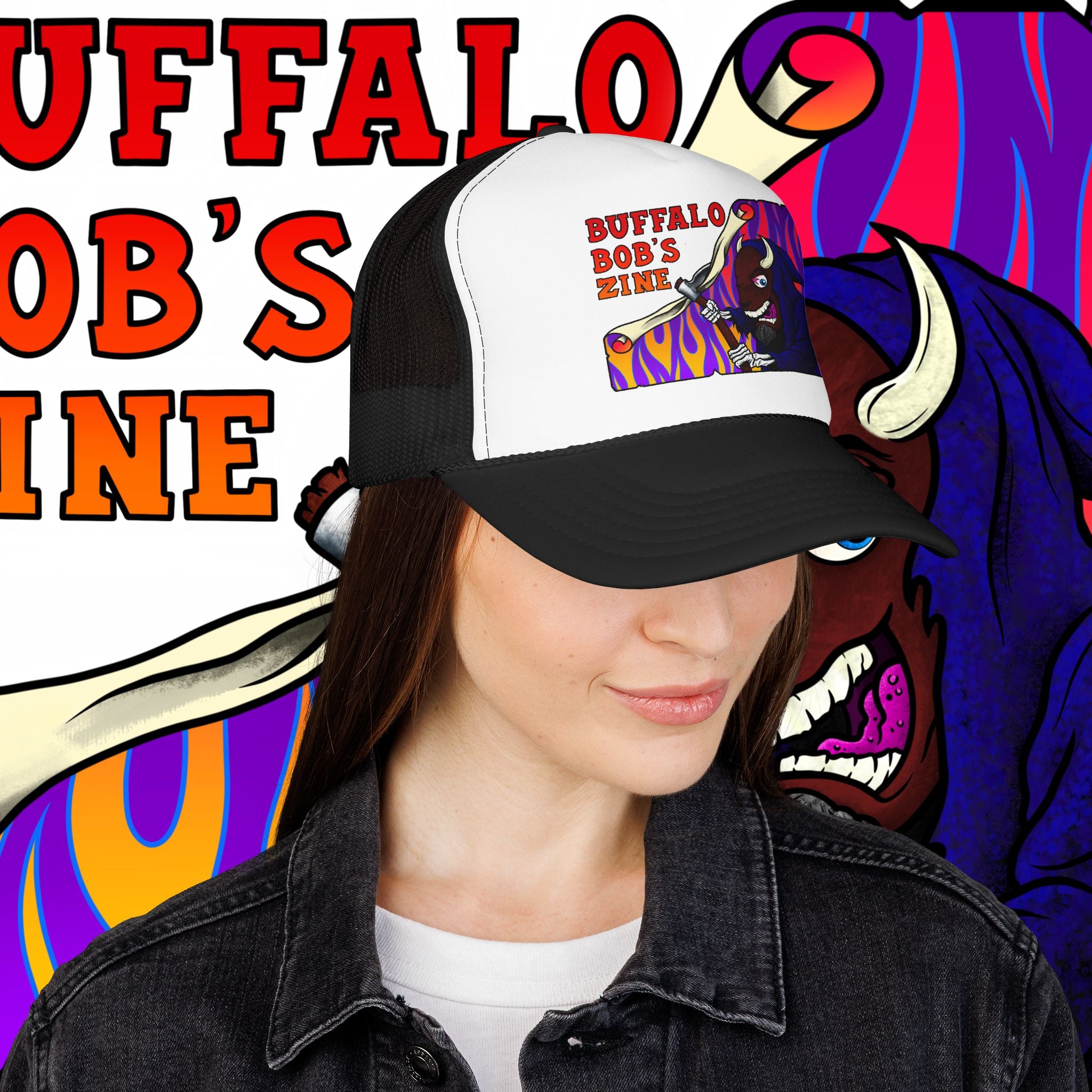 Buffalo Bob's Zine Foam Trucker Hat
