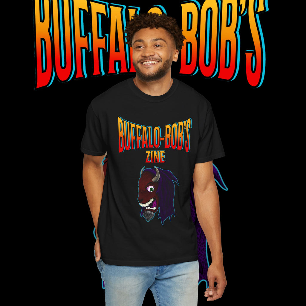Buffalo-Bob's Zine T-Shirt — "Buffalo Head" Retro Graphic Tee