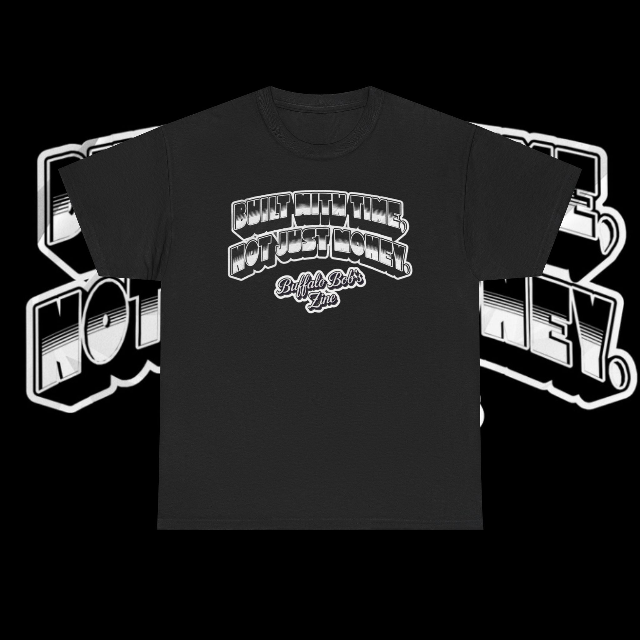 Built With Time Buffalo Bob's Zine  Graphic T‑Shirt