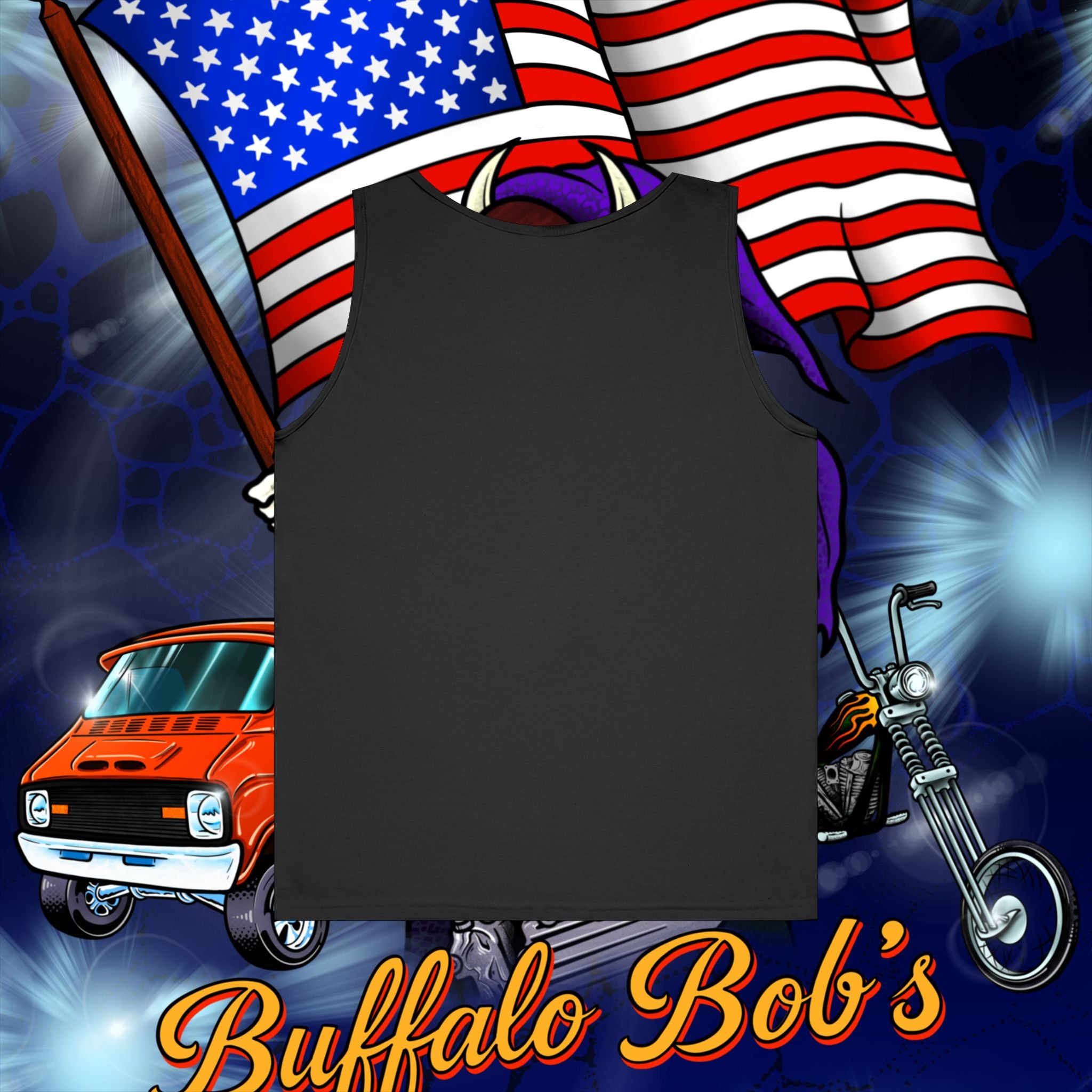 Buffalo Bob's Zine Merica' Graphic Tank Top