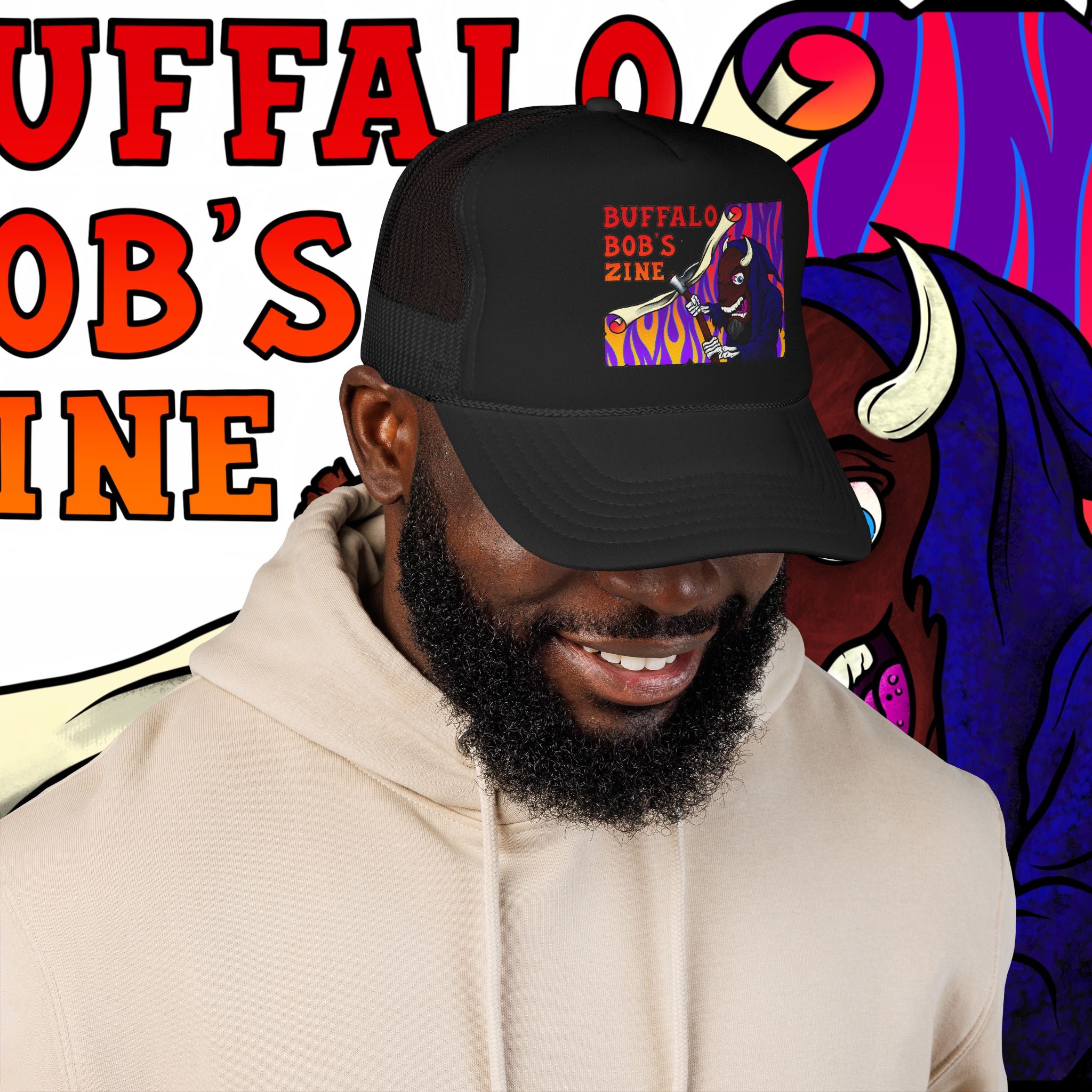 Buffalo Bob's Zine Foam Trucker Hat