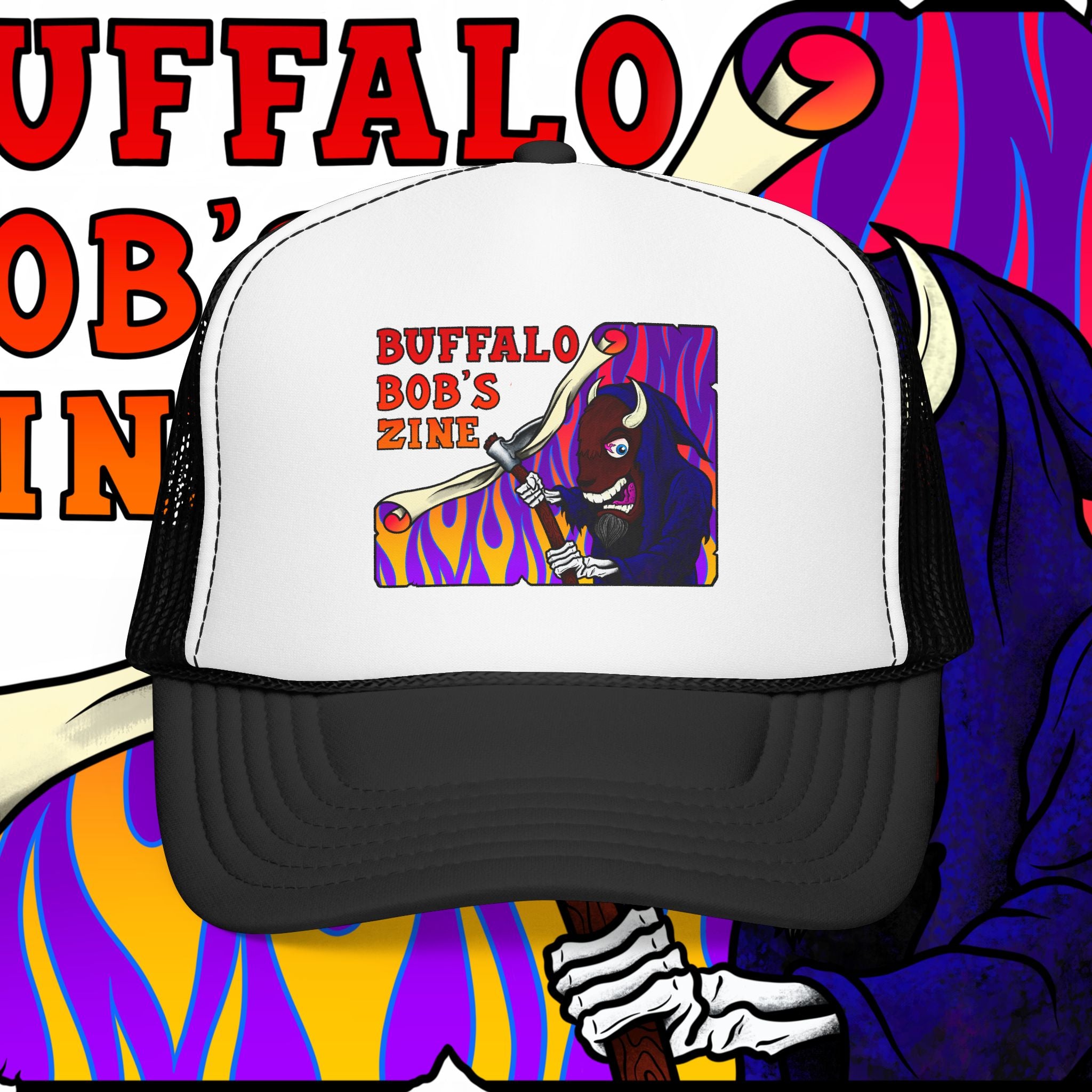 Buffalo Bob's Zine Foam Trucker Hat