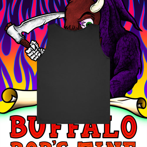 Buffalo Bob's Zine Flame Graphic Tank Top