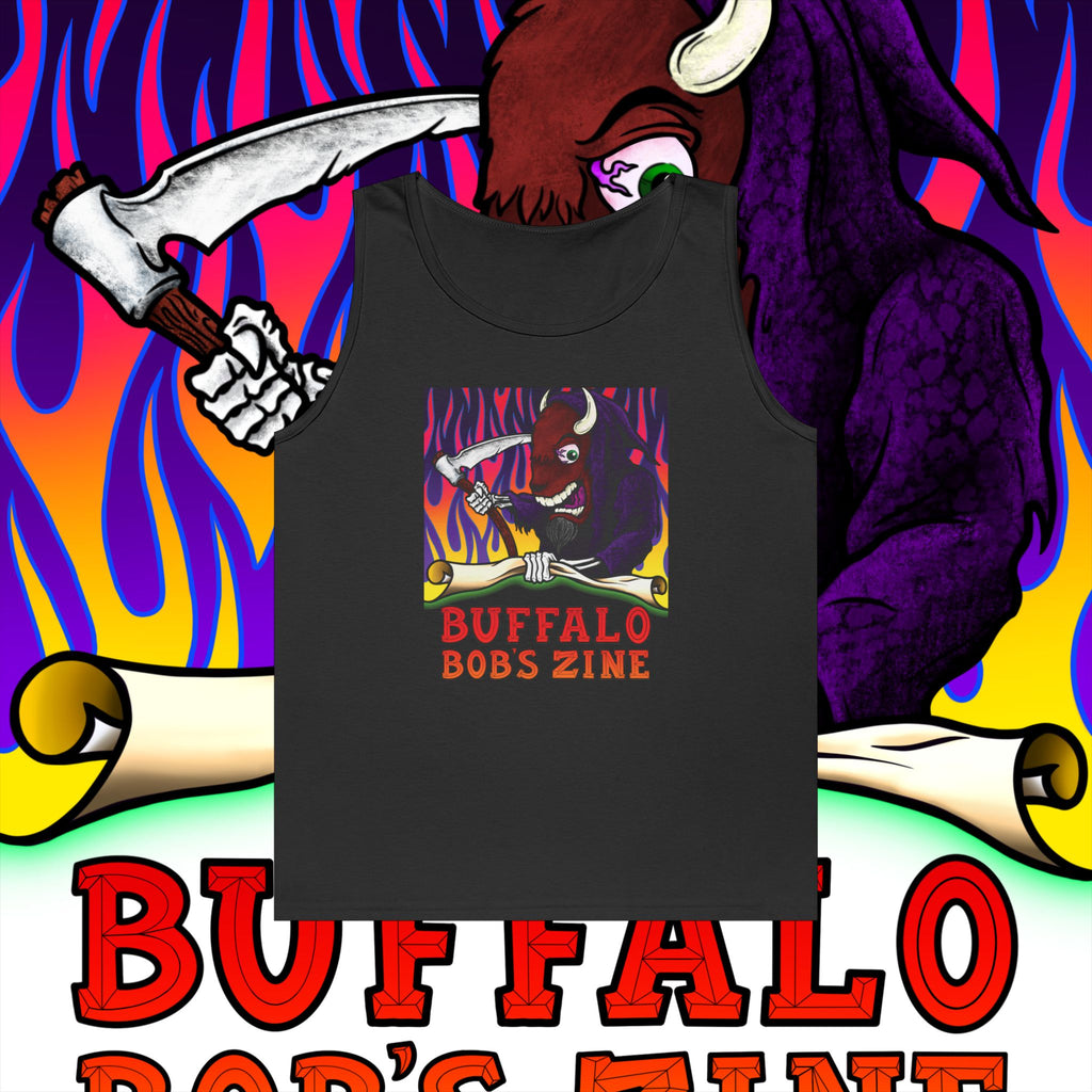 Buffalo Bob's Zine Flame Graphic Tank Top