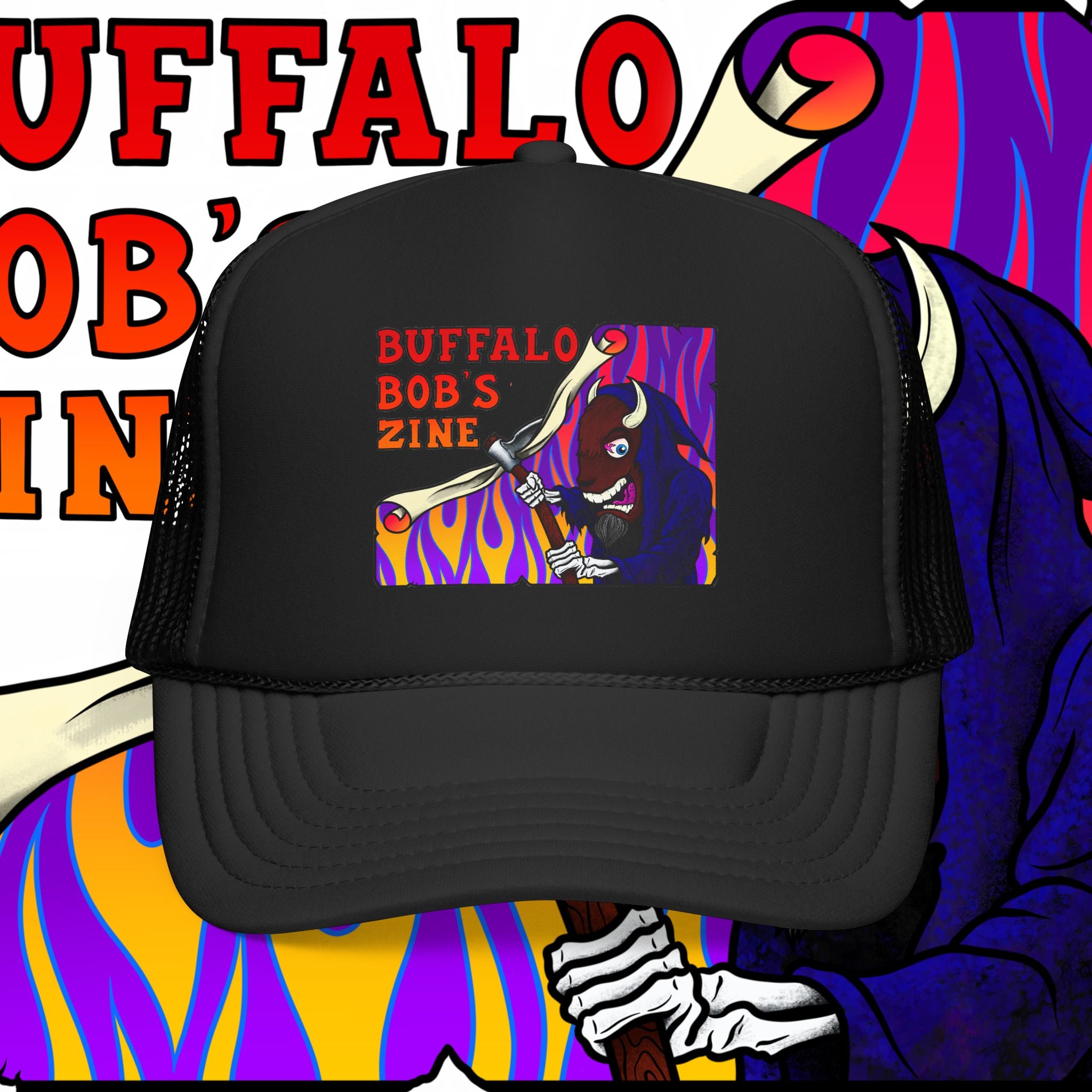 Buffalo Bob's Zine Foam Trucker Hat