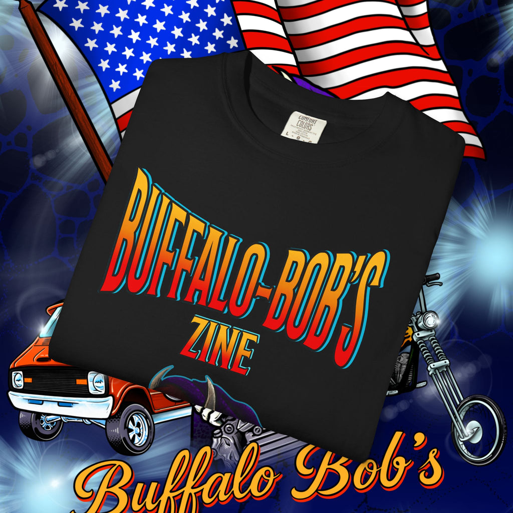 Buffalo-Bob's Zine T-Shirt — "Buffalo Head" Retro Graphic Tee