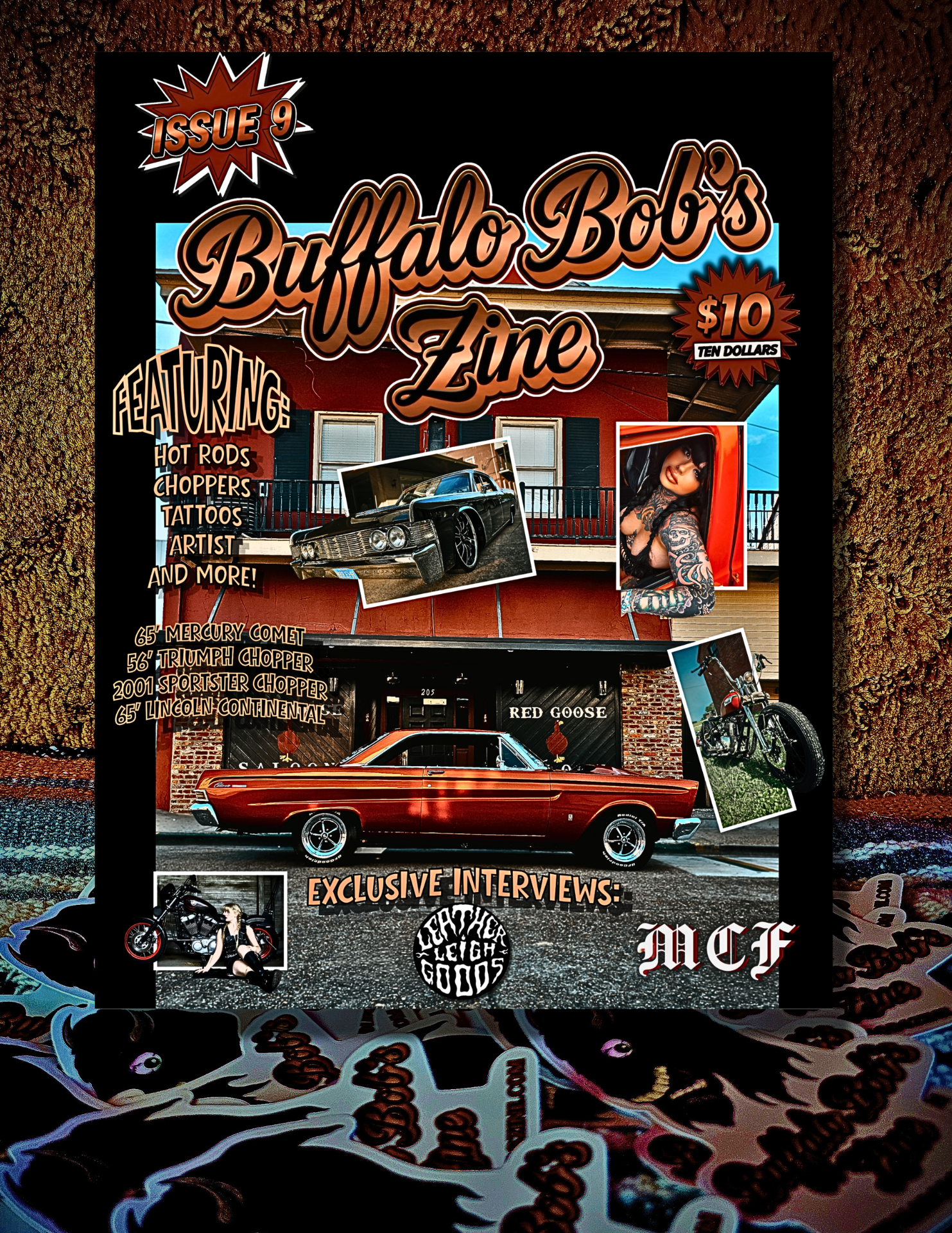 Issue #9 W/ 4" Sticker