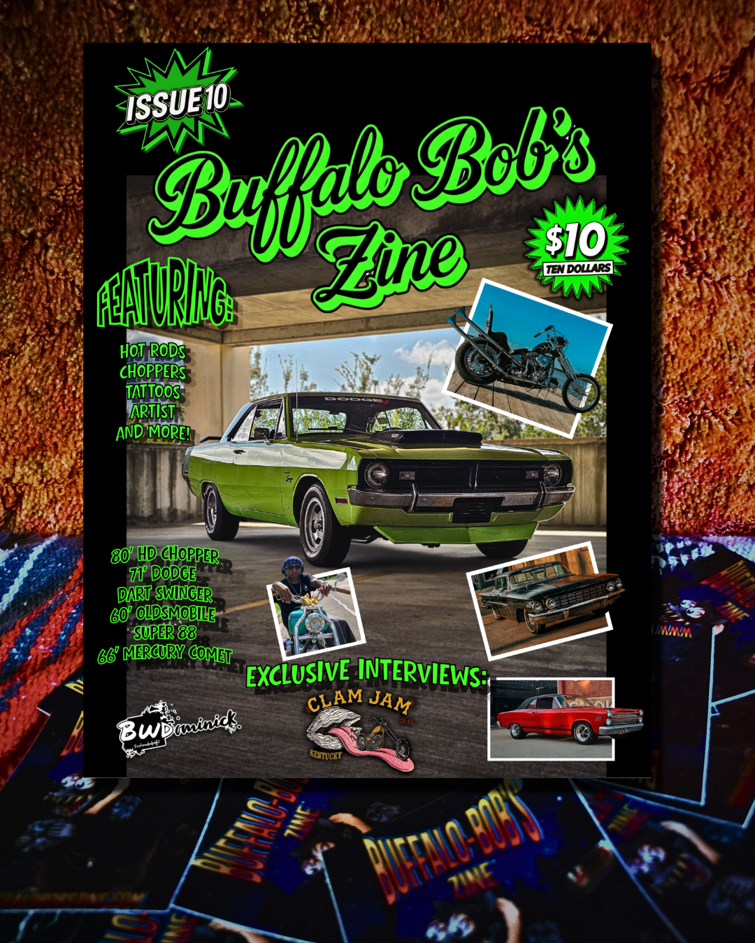 Issue #10 W/ 4" Sticker